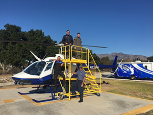 All Metal MS Announces Delivery of Custom Bell 206 "Safety First" Maintenance Stands to the City of Pasadena