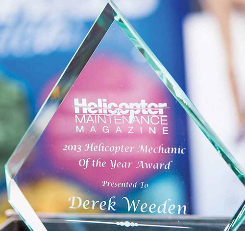 Helicopter Maintenance Magazine 2014 Helicopter Mechanic of the Year Award