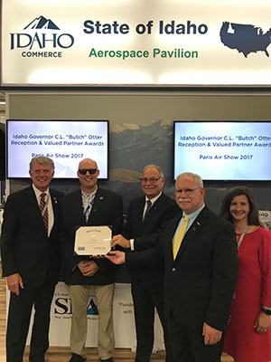 Idaho Governor Gives ASU Valued Partner Awards to HeliAir and LFE