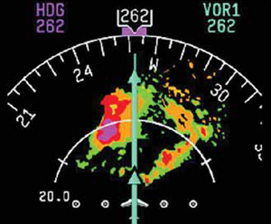 airplane weather radar