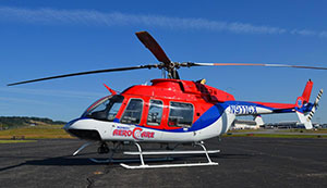 Midwest AeroCare Now Flying Bell 407 Helicopter for Air Medical Transports
