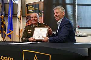 Bell Joins Army Partnership for Youth Success Program