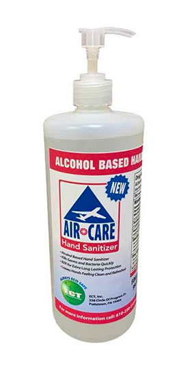 ECT Introduces AirCare Alcohol-Based Hand Sanitizer