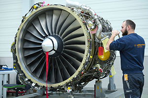 Lufthansa Technik AERO Alzey: 10 Years of Support for the CF34-10E Engine