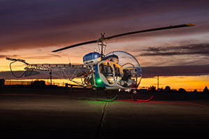 Aviation Specialties Unlimited Completes Bell 47 for Wildhorse Helicopters’ Unique UAV Monitoring Operations