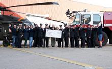 Sikorsky Presents Check to Make-A-Wish Foundation